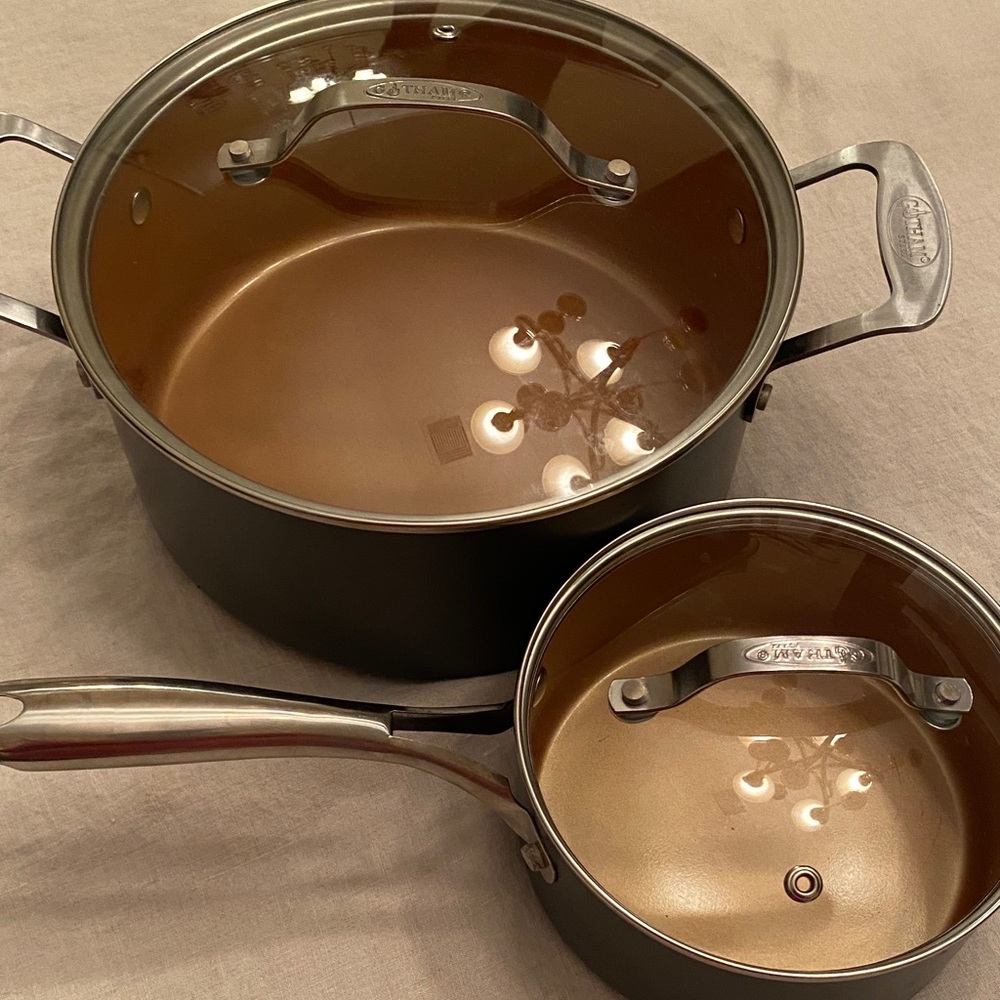 Gotham Gray and Copper Cookware Set